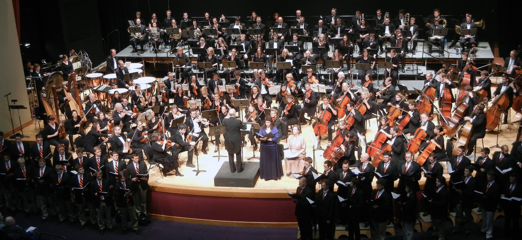 corvallis-osu symphony during a performance