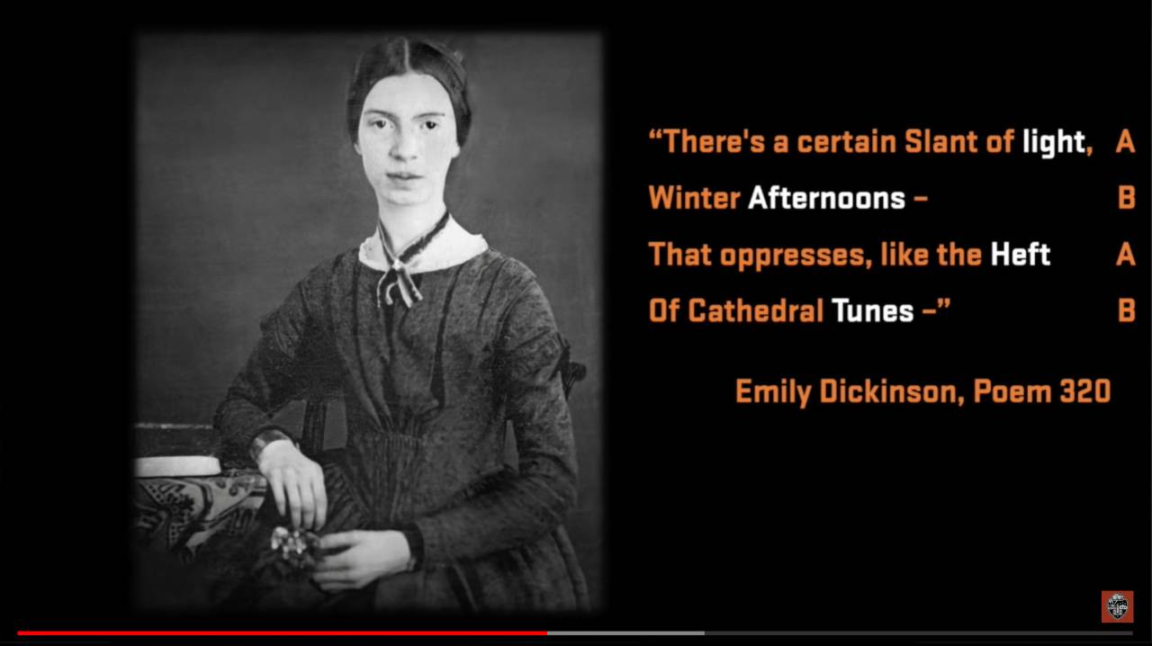 Emily Dickinson rhyme