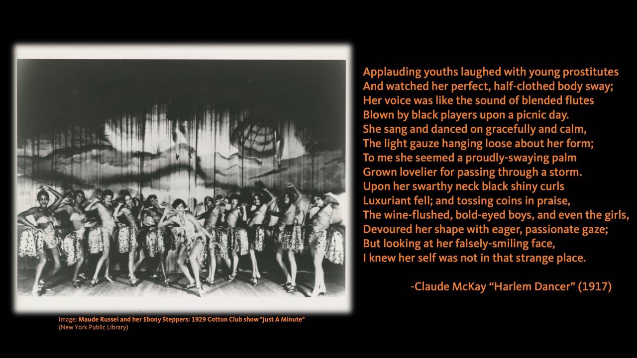 Claude McKay Harlem Dancer Poem