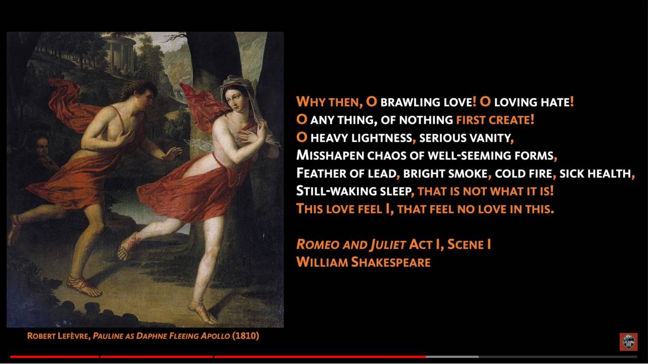 Romeo and Juliet Oxymoron Examples
