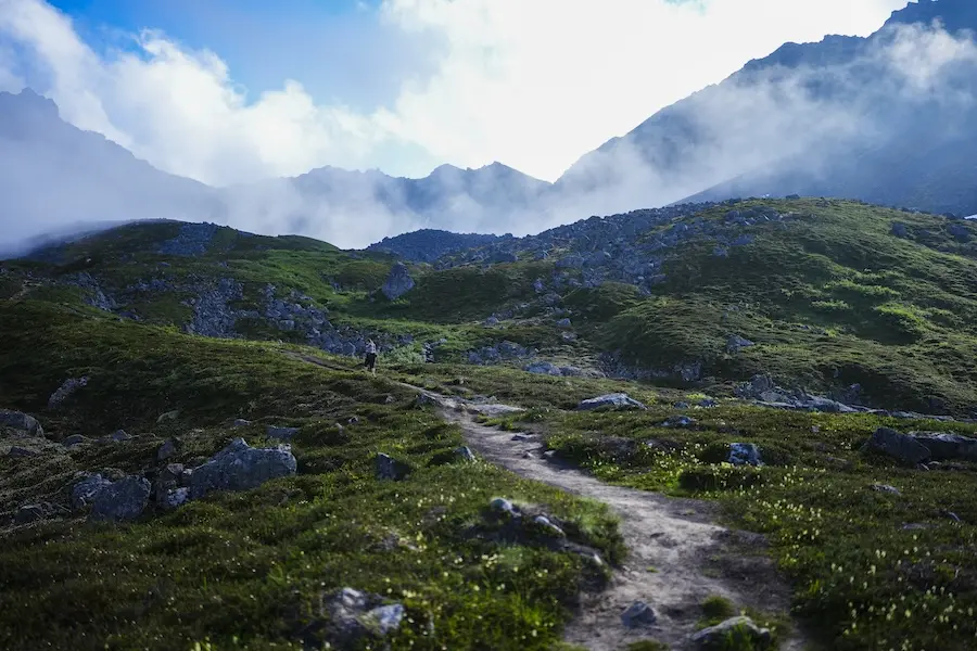 landscape photography of mountains in Alaska