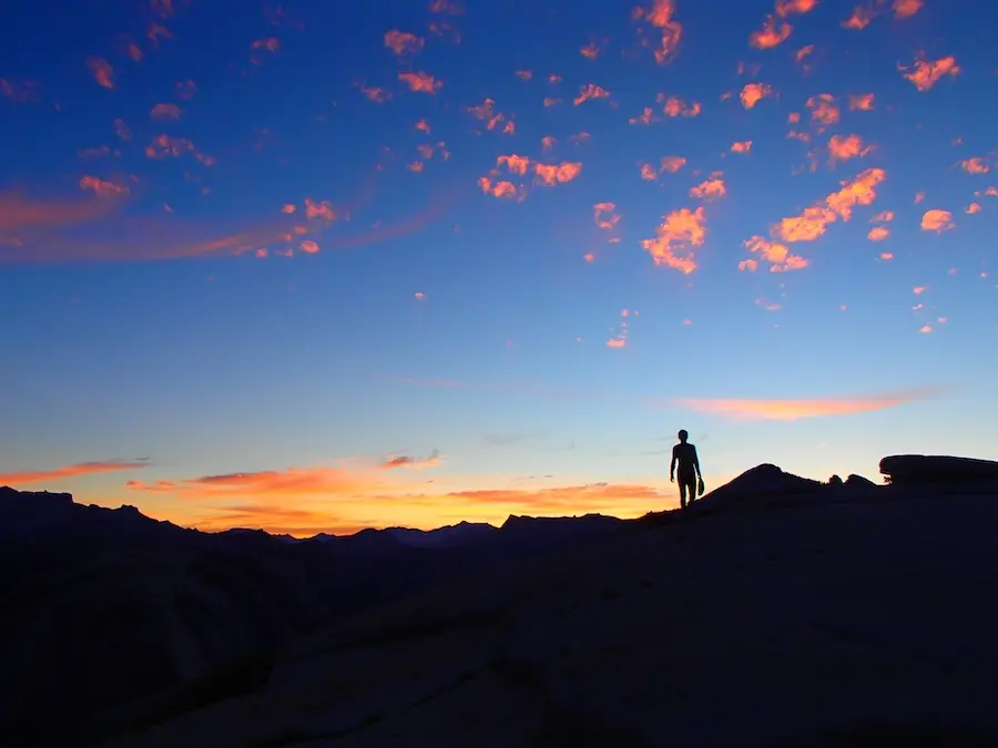 a sunset