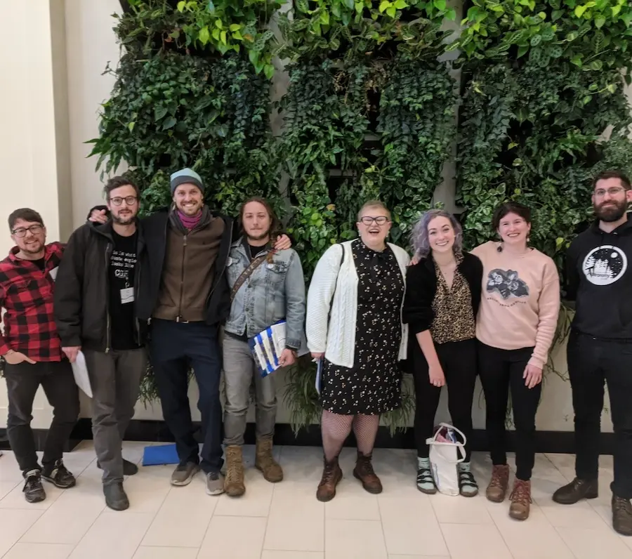 a group of people