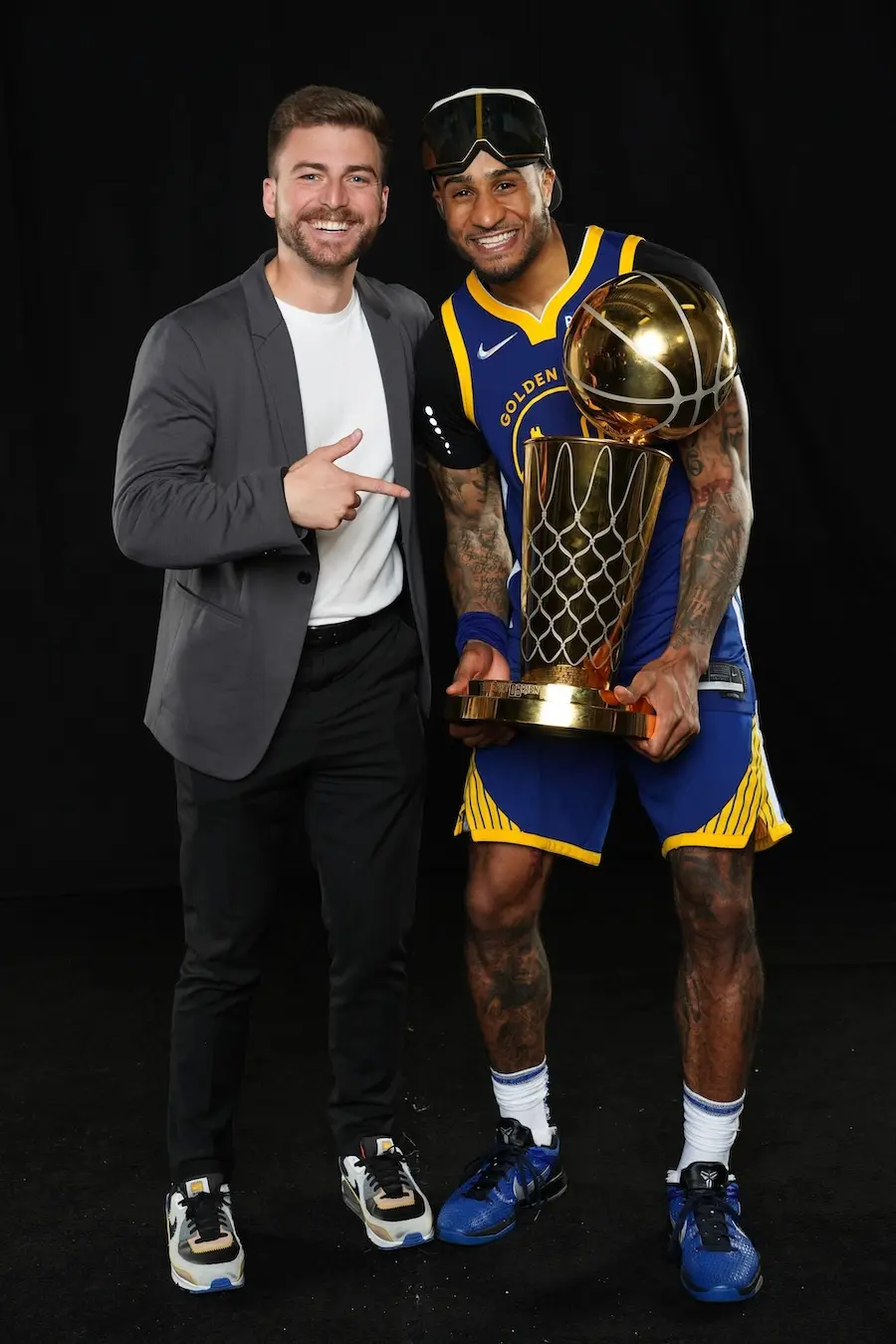 Matt Derhalli with Gary Payton
