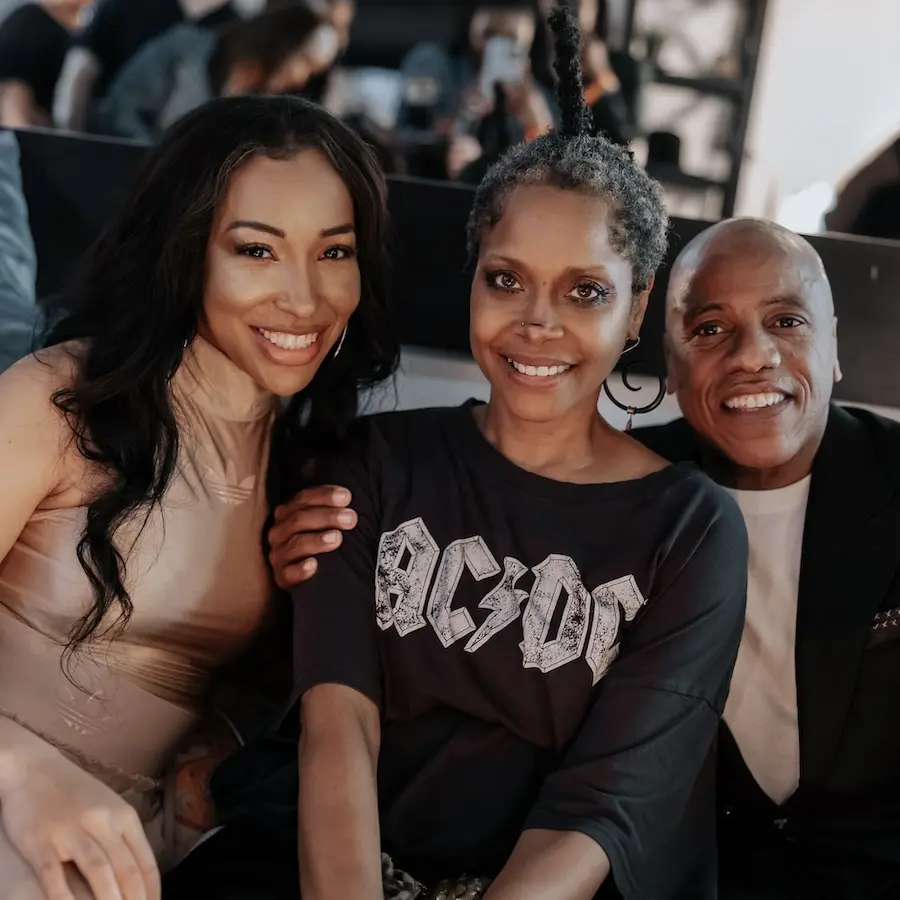 Sierra Lever, Erykah Badu, and Kedar Massenburg