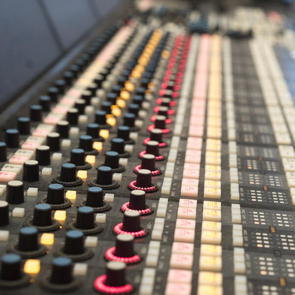 music control panel