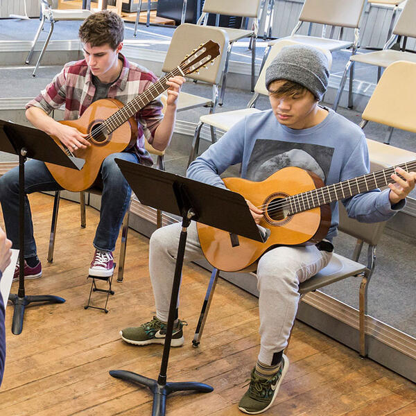 guitar students